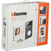 Legrand BTicino 363910 Flex'ONE videoset met deuropener, LINEA3000, zwart + CLASSE300 X13E