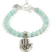 Heaven Eleven - Amazoniet 925 Zilver buddha handje