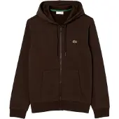 Lacoste Sweatvest donkerbruin