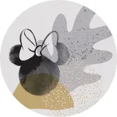 Komar Fotobehang Zelfklevend vlies - Minnie Loop Art - Afmeting 125 x 125 cm