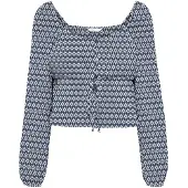 ONLY - ONLNOVA LIFE L/S CARDI TOP AOP PTM - Meisjes - Blouses