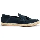 WITTCHEN Heren Suède Loafers met Kwastje, Marineblauw