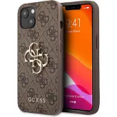 Karl Lagerfeld Gouden Logo Backcase iPhone 13 hoesje Bruin