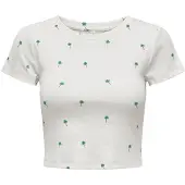 ONLY - ONLFENJA LIFE S/S AOP O-NECK TOP JRS - Meisjes - Blouses
