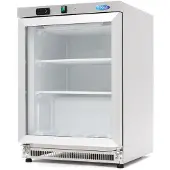 Maxima Vrieskast - 200 L - Rvs - met Glazen Deur