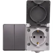 ION Industries Stopcontact met schakelaar voor buiten |