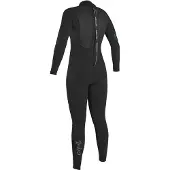 O'Neill 2026 Dames Epic 4/3mm Rug Ritssluiting Wetsuit - Black