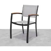 ScanCom Regusa carver gemakkelijke aluminium stoel met armleuning