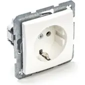 Berker Stopcontact | | S1 (Inbouw, Randaarde, Wit)