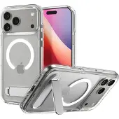Spigen Ultra Hybrid S MagSafe voor de Apple iPhone 17 Pro - Clear / White