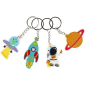 Duckiez Sleutelhanger Ruimte - 48 stuks