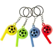 Duckiez Sleutelhanger Fluit Voetbal - 48 stuks