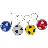 Duckiez Sleutelhanger Voetbal Foam - 48 stuks