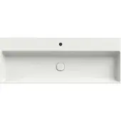 Xenz Dolce keramisch wastafelblad 120 met 1 kraangat, wit mat