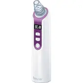 Beurer FC 41 Elektrische Blackhead Remover - Poriënreinigers - Mee eters verwijderen - Gezichtsreiniger - Huidverzorging - Incl. 3 Opzetstukken - 3 Jaar garantie - Wit