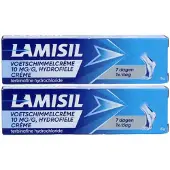 Lamisil 2x Voetschimmelcrème Terbinafinehydrochloride 10 mg/g 15 gr