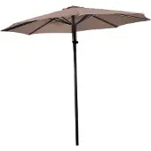 Coppens Libra parasol push up 300 cm taupe -