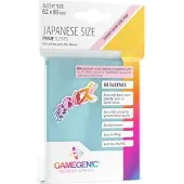 GameGenic Japanese Sized Sleeves 62x89mm Transparant (60 stuks)
