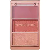 Revolution Blush Icon Pallet Blush palette 3 g Aura Points Rose