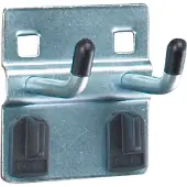 Bott Dubbele haak met brede onderplaat, ø 6 x D 25 mm, 5 stuks