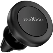 MaXlife autohouder voor luchtrooster MXCH-12 magnetisch zwart, Smartphonehouder, Zwart