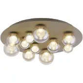 Pure Plafondlamp , Popup, dimbare, Brons / Oudmessing, Woonkamer, Metaal