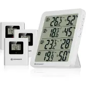 Bresser Weerstation - Quadro NV - Thermo-/ Hygrometer - Wit