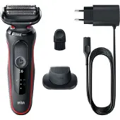 Braun Series 5 51-R1200s - Elektrisch Scheerapparaat Mannen - Met Precisietrimmer - Rood