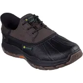 SKECHERS Slip-ons John Deere, waterdicht: Gerespecteerd - Tanzier herenmodel (bruin/zwart), maat 43