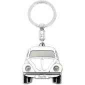 Brisa VW Collection - Volkswagen geëmailleerde metalen sleutelhangerring sleutelaccessoire sleutelhouder in Kever-design