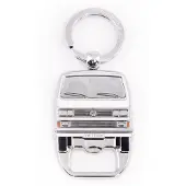 Brisa VW Collection - Volkswagen sleutelhanger accessoire sleutelhanger met bierflesopener in T3 Bulli Bus design (wit)