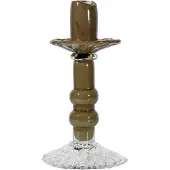 By On Lara kandelaar S 22 cm Groen-clear