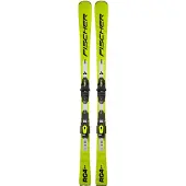 Fischer - Packs (ski's & bindingen) - RC4 STI TPR + RS 10 Pr 2026 voor Unisex van Hout - Maat 156 cm - Geel