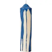 Ferm Living Dryp blokkaars Deep Blue, 20 cm