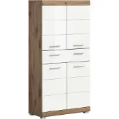 Furnilux Wave brede staande kast wit hoogglans mdf tz nox nb