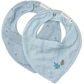 Little Dutch 2-pack bandana slab - Blauw - Essentials