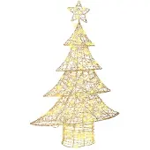 vidaXL Kerstboom 120 LED's Warmwit 120,5 cm PET