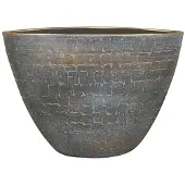 Ter Steege Planter renzo l33b16h25 shiny grey