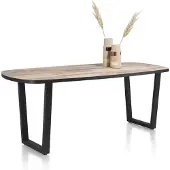 Henders & Hazel AVALOX bartafel ovaal metalen poten