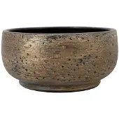 Floran Schaal aveiro d29h14cm bruingoud