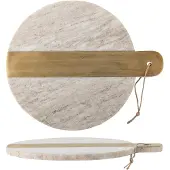 Bloomingville Villette snijplank marmer 25x30,5 cm Natuur