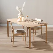 Livin24 Scandinavische eettafel Cala naturel eiken 240 x 100 cm