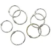 Panduro Scrapbook snaprings 8 stuks