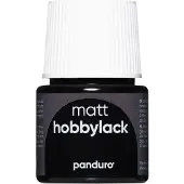 Panduro Hobbylak mat - 45 ml - zwart