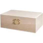 Rayher Hobby Materialen Houten doosje - 15x10x5,5 cm