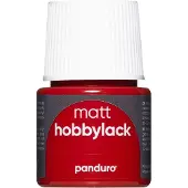 Panduro Hobbylak mat - 45 ml - donkerrood