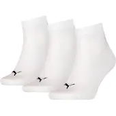 Puma 3-Pack Witte Schoen Voeringsokken Heren