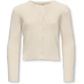 Kids Only GIRLS Gebreid vest 'KOGNatascha' lichtbeige