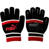 Puma No 1 Logo Cat Magic Winter Zwart/Rood Unisex Handschoenen