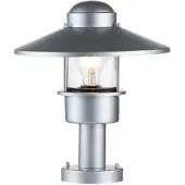 Elstead Lighting Mini LED Tuin Pilaar Klampenborg | 1X E27 Max 60W | IP44 (Outdoor) | Silver